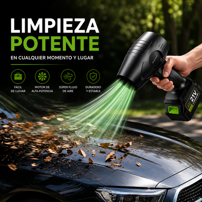 💨 AirBlast™ – Soplador de Aire Profesional Kit Completo: 2 Baterías + Estuche de transporte + ¡ENVÍO GRATIS! 🔥