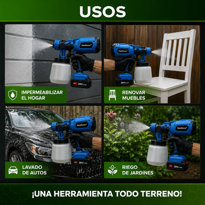 🎨 PaintForce™ – Pistola Eléctrica Inalámbrica para Pintar + 2 Baterías Incluidas + ¡ENVÍO GRATIS! 🔥