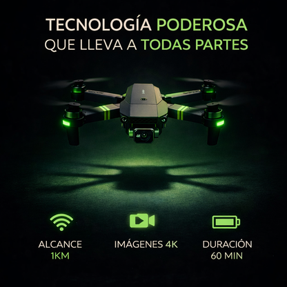 🚁 DRON W8 PRO MAX + MALETA DE TRANSPORTE + CONTROL REMOTO + BATERÍA DE ALTA AUTONOMÍA + REGALO EXCLUSIVO🔥