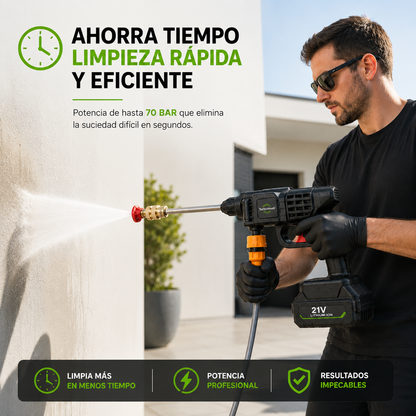 🚿 TurboWash™ – Sistema Profesional de Limpieza a Alta Presión Inalámbrico + Kit Completo Incluido + ¡ENVÍO GRATIS! 🔥