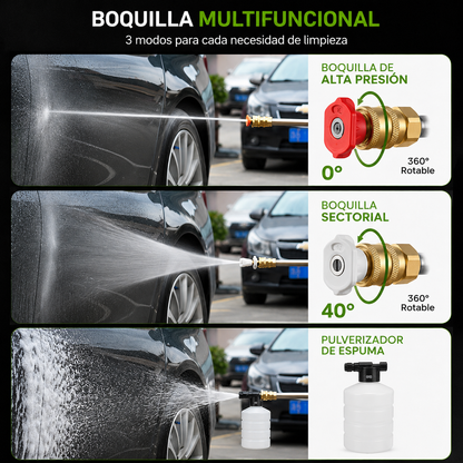 🚿 TurboWash™ – Sistema Profesional de Limpieza a Alta Presión Inalámbrico + Kit Completo Incluido + ¡ENVÍO GRATIS! 🔥