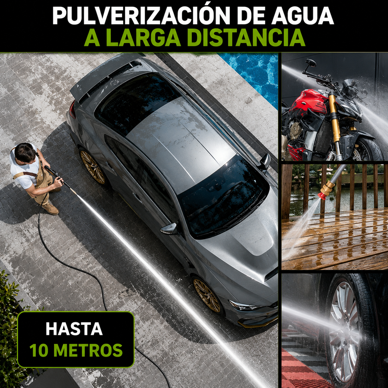 🚿 TurboWash™ – Sistema Profesional de Limpieza a Alta Presión Inalámbrico + Kit Completo Incluido + ¡ENVÍO GRATIS! 🔥