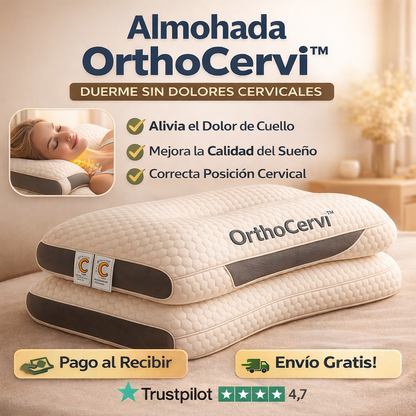 Almohada OrthoCervi™ - Redescubre el placer de despertar sin dolores
