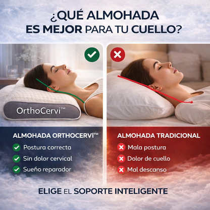 Almohada OrthoCervi™ - Redescubre el placer de despertar sin dolores