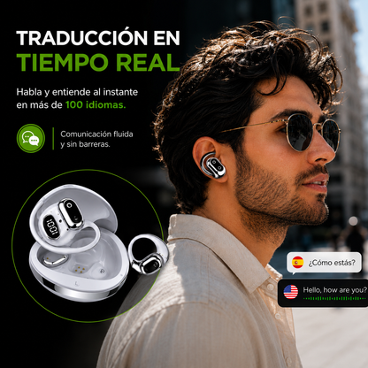 🌍 LingoAI™ – Auriculares Traductores con IA para Más de 100 Idiomas + ¡ENVÍO GRATIS! 🚀