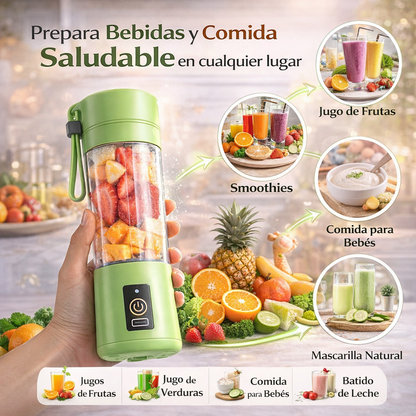 🍓 NutriGo™ – Mini Licuadora Portátil con Pantalla LED + Cable USB y Tapa Ergonómica Premium + ¡REGALO EXCLUSIVO! 🔥