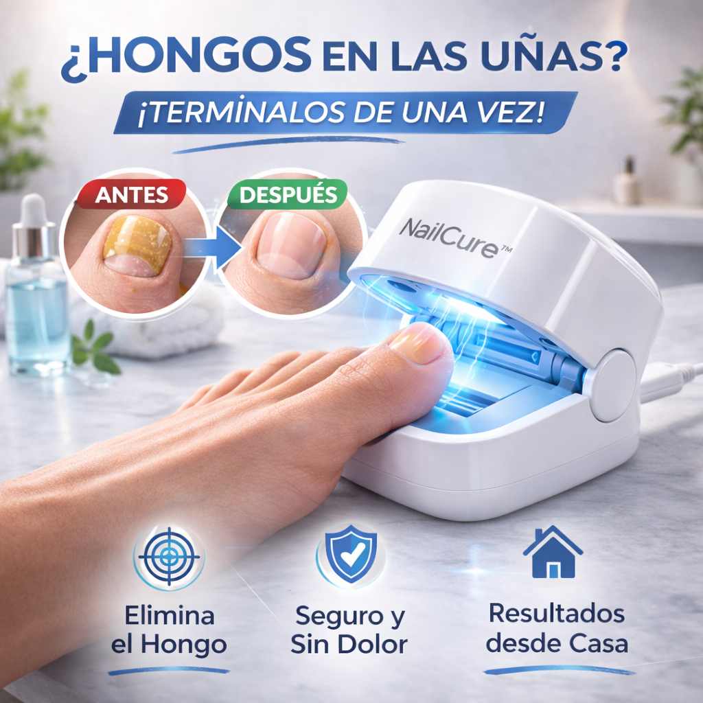 NailCure™ – Láser Antihongos Profesional para Uñas + ¡ENVÍO GRATIS! 🔥