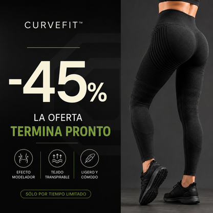 🍑 CurveFit™ – Leggings Anticelulíticas 3D de Compresión y Efecto Push Up + ¡ENVÍO GRATIS! 🔥