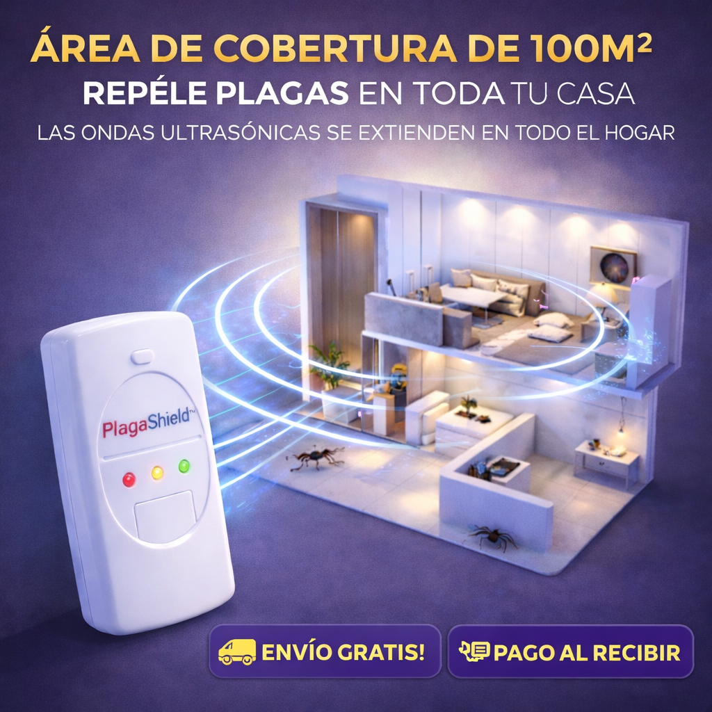 🛡️ PlagaShield™ – Adiós Plagas e Insectos con Tecnología Ultrasónica + ¡ENVÍO GRATIS! 🔥