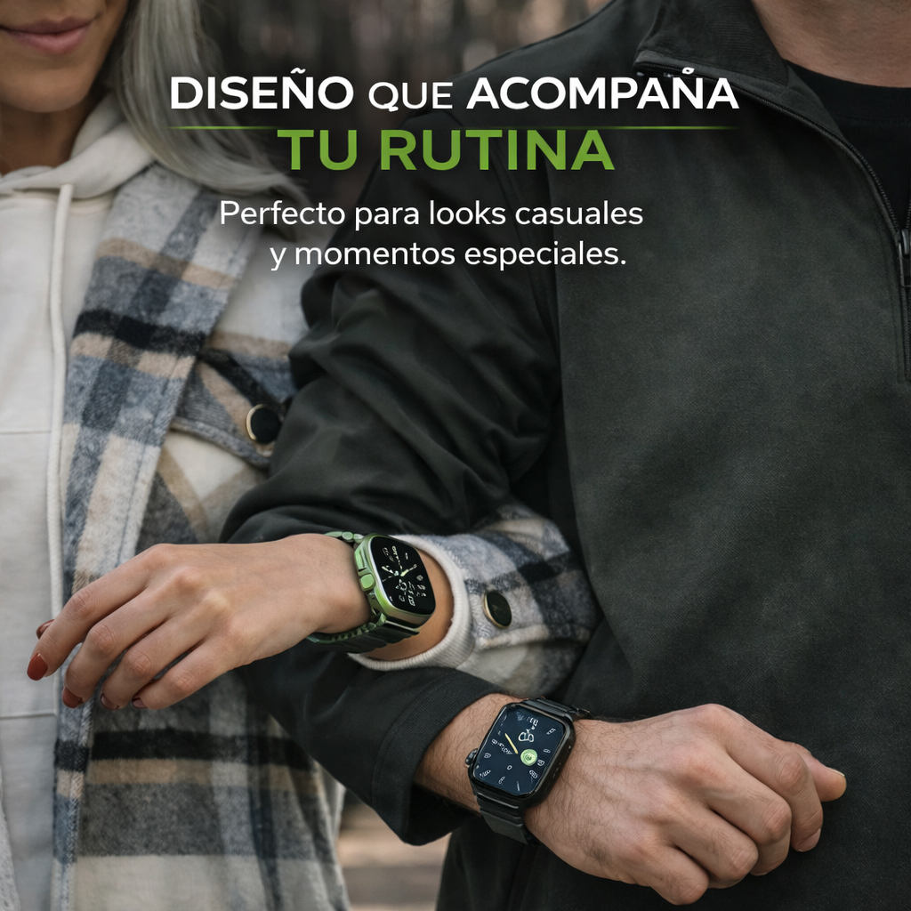⌚Smartwatch ULTRA PRO con 2 correas incluidas + caja y cargador por inducción premium + ¡ENVÍO GRATIS!🔥