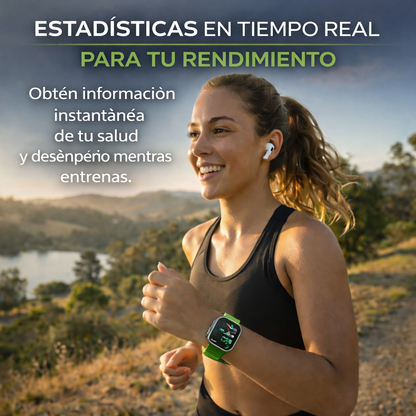 ⌚Smartwatch ULTRA PRO con 2 correas incluidas + caja y cargador por inducción premium + ¡ENVÍO GRATIS!🔥
